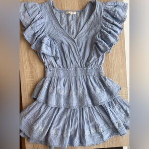 LoveShackFancy Gwen Heritage Mini Dress S